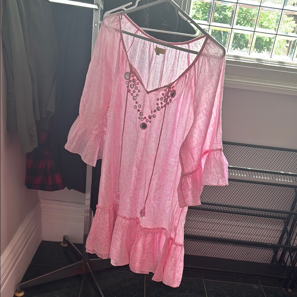 Pink Women's Swim Coverup